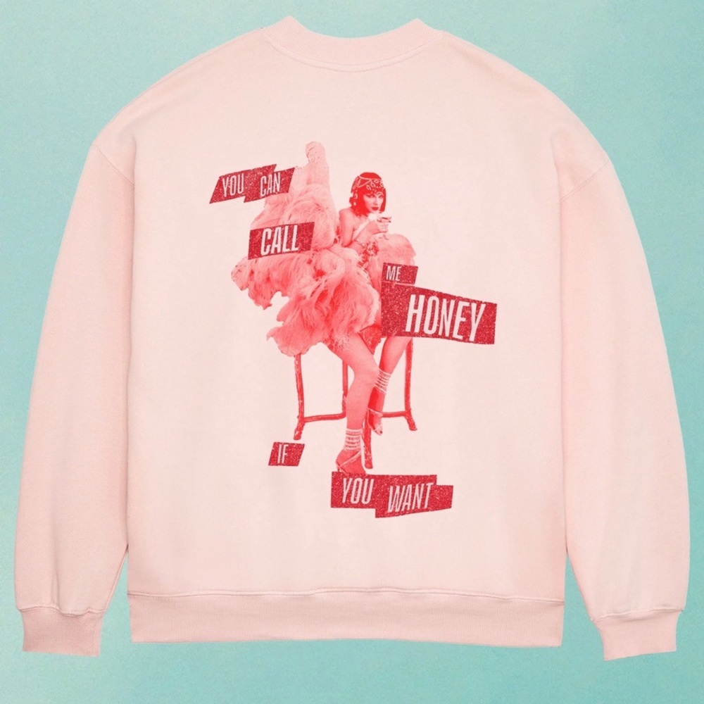 Taylor Swift Honey Crewneck Sweatshirt-Adult Large